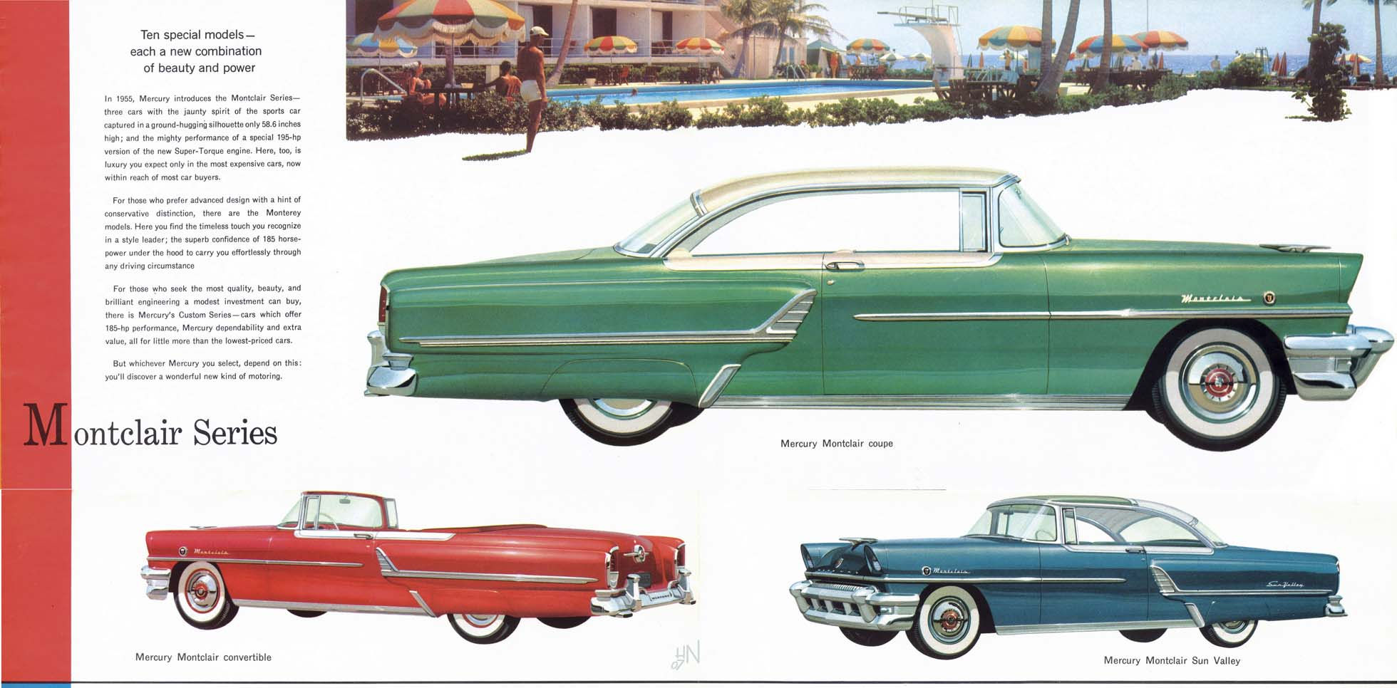 1955 Mercury Brochure Page 2